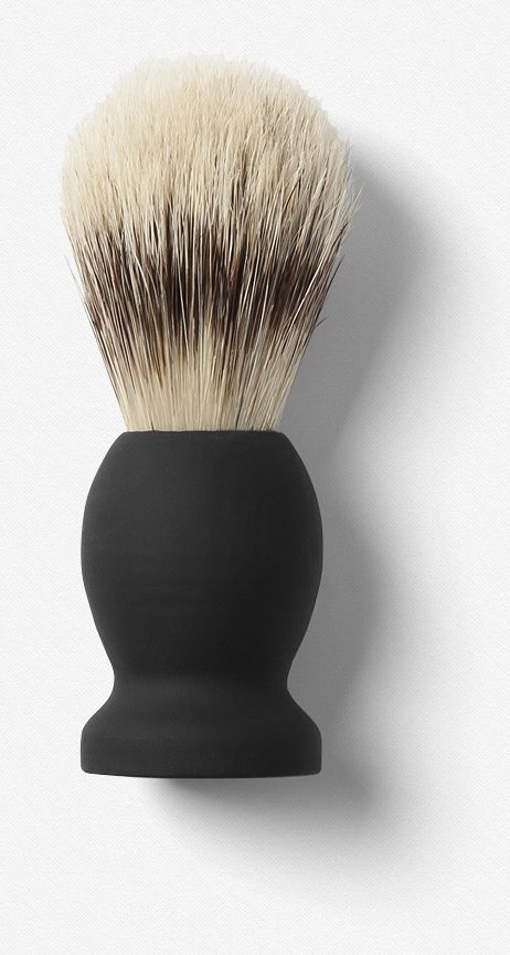 imagem de um brush com a textura de fundo condizente com a gentlemen, uma barbearia em extremoz rn
